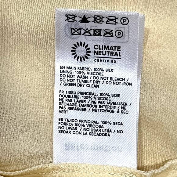 NWT NEW Reformation Anaiis Silk Dress - Picture 7 of 8